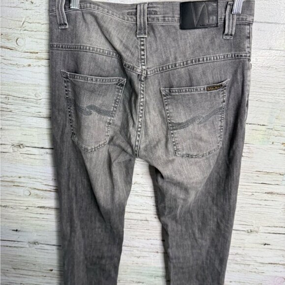 Nudie Jeans Men's Thin Finn Organic Cotton In dark pavement  Jeans 32x34 - Picture 8 of 8